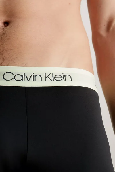 Balení 3ks pánské boxerky s barevným lemem Calvin Klein