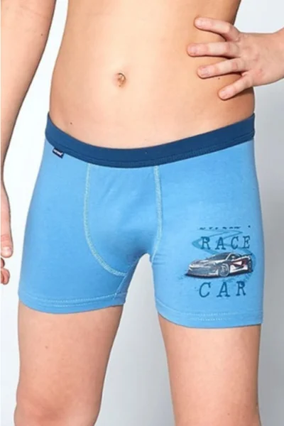Chlapecké boxerky Cornette Q413 (v barvě Modrá)