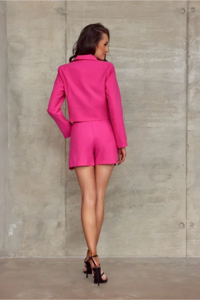 Tmavě růžová elegantní dámská souprava Roco Fashion
