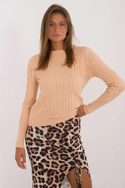 FPrice Jumper ve stylu velbloud - elastický