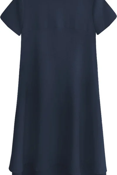 Tmavě modré trapézové šaty Inpress 436