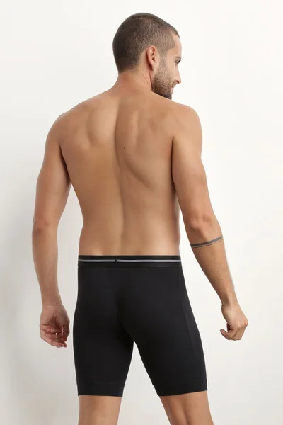 Pohodlné pánské boxerky s delšími nohavicemi DIM