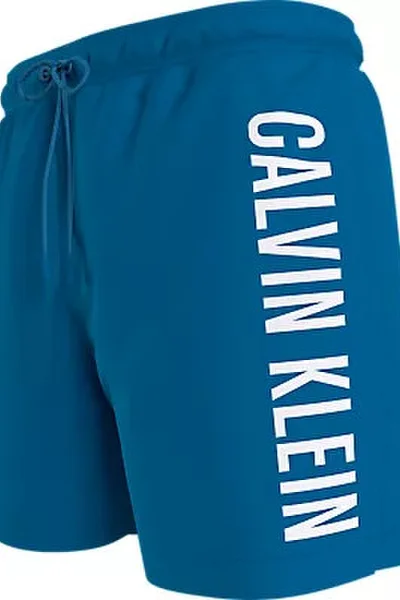 Módní modré pánské koupací šortky Calvin Klein