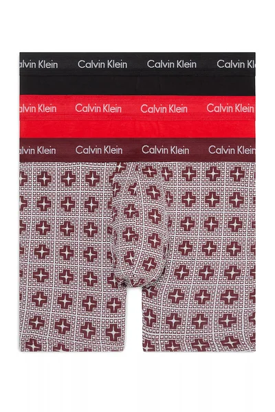 Vzorované pánské boxerky 3ks Calvin Klein