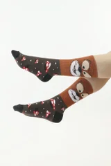 Vtipné bavlněné ponožky s obrázkem Moraj