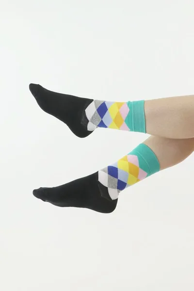 Unisex vzorované barevné ponožky Moraj